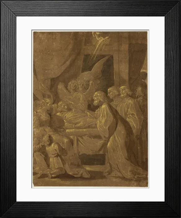 Framed Print : Healing of the Paralytic, n.d Framed Print : Healing of the Paralytic, n.d
