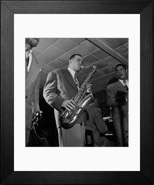 Framed Print : Portrait of Arnett Cobb, Downbeat, New York, N.Y. 1946. Creator: William Paul Gottlieb