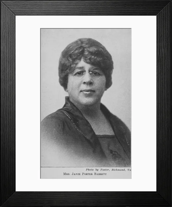 Framed Print : Mrs. Janie Porter Barrett, 1922. Creator: Unknown Framed Print : Mrs. Janie Porter Barrett, 1922. Creator: Unknown