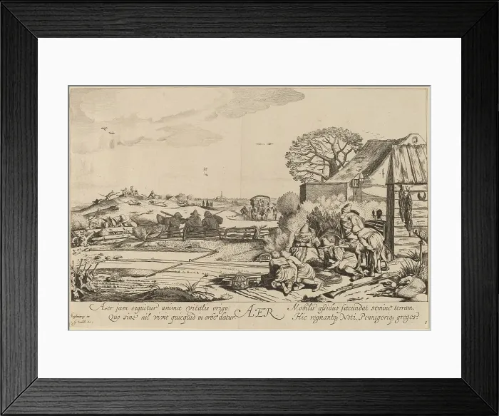 Framed Print : Air. Creator: Jan van de Velde II Framed Print : Air. Creator: Jan van de Velde II