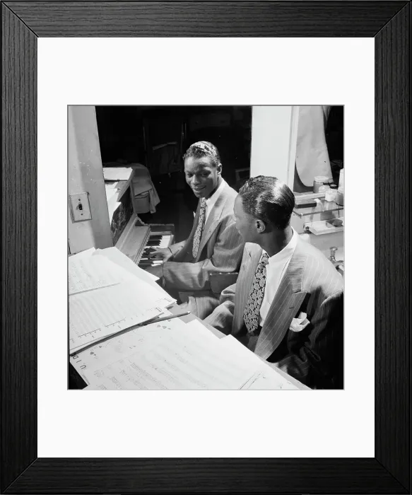 Framed Print : Portrait of Nat King Cole, New York, N.Y. ca. June 1947. Creator: William Paul Gottlieb Framed Print : Portrait of Nat King Cole, New York, N.Y. ca. June 1947. Creator: William Paul Gottlieb