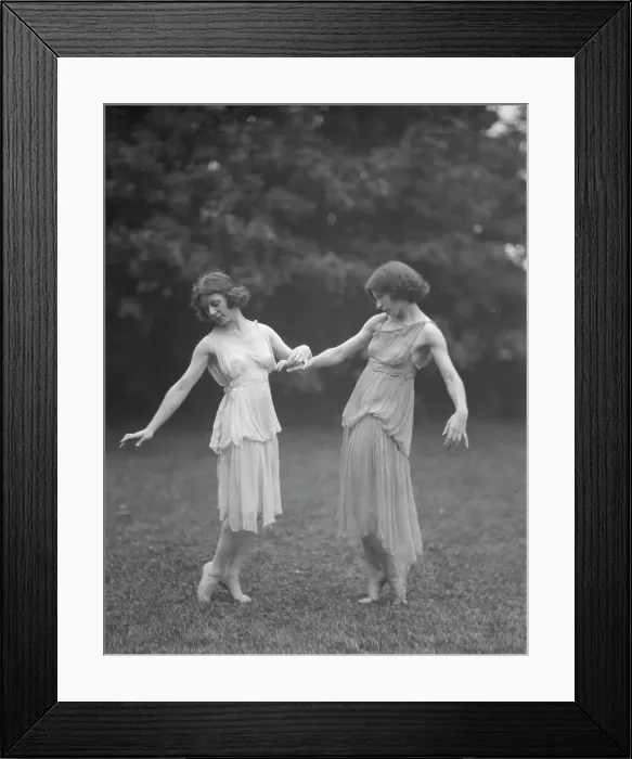 Framed Print : Desha and Leah, 1921 Creator: Arnold Genthe Framed Print : Desha and Leah, 1921 Creator: Arnold Genthe