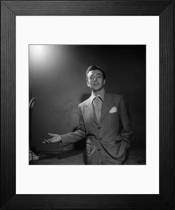 Framed Print : Portrait of Vic Damone, 1938. Creator: William Paul Gottlieb Framed Print : Portrait of Vic Damone, 1938. Creator: William Paul Gottlieb
