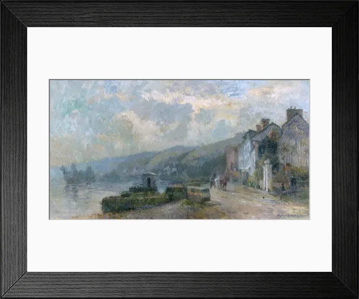 Framed Print : Temps de pluie, c.1901. Creator: Albert Lebourg Framed Print : Temps de pluie, c.1901. Creator: Albert Lebourg