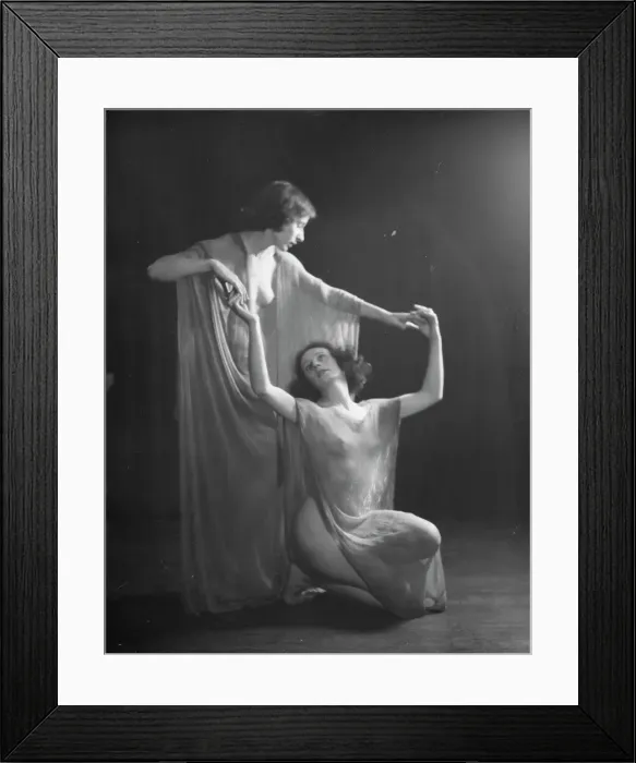 Framed Print : Desha and Leah, 1921 Aug. 19. Creator: Arnold Genthe Framed Print : Desha and Leah, 1921 Aug. 19. Creator: Arnold Genthe