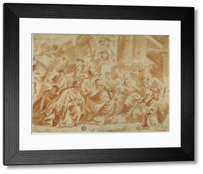 Framed Print : Adoration of the Magi, 17th century Framed Print : Adoration of the Magi, 17th century