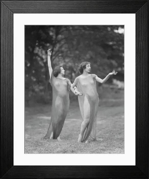Framed Print : Desha and Leah, 1921 July 30. Creator: Arnold Genthe Framed Print : Desha and Leah, 1921 July 30. Creator: Arnold Genthe