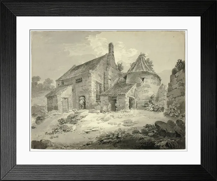 Framed Print : A Mill at Berwick Upon Tweed, n.d. Creators: William Alexander, Edward Dayes Framed Print : A Mill at Berwick Upon Tweed, n.d. Creators: William Alexander, Edward Dayes