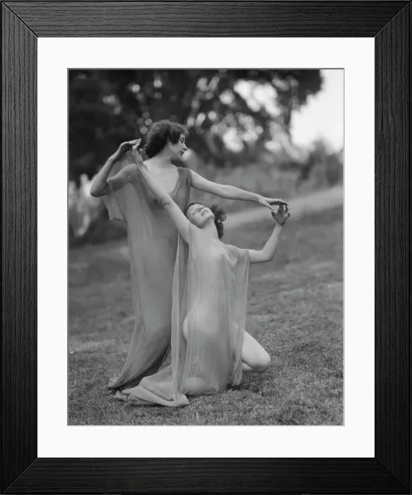 Framed Print : Desha and Leah, 1921 July 30. Creator: Arnold Genthe Framed Print : Desha and Leah, 1921 July 30. Creator: Arnold Genthe