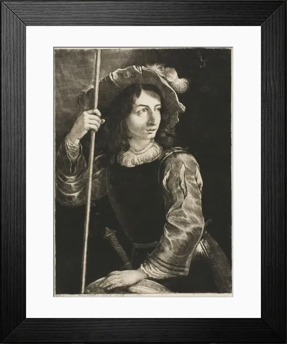 Framed Print : Standard Bearer, 1658. Creator: Prince Rupert Framed Print : Standard Bearer, 1658. Creator: Prince Rupert
