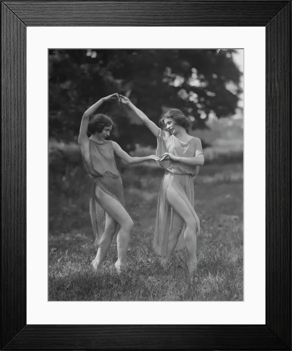 Framed Print : Desha and Leah, 1921 July 30. Creator: Arnold Genthe Framed Print : Desha and Leah, 1921 July 30. Creator: Arnold Genthe
