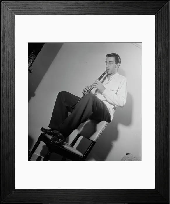 Framed Print : Portrait of Buddy De Franco, New York, N.Y. ca. Sept. 1947. Creator: William Paul Gottlieb Framed Print : Portrait of Buddy De Franco, New York, N.Y. ca. Sept. 1947. Creator: William Paul Gottlieb