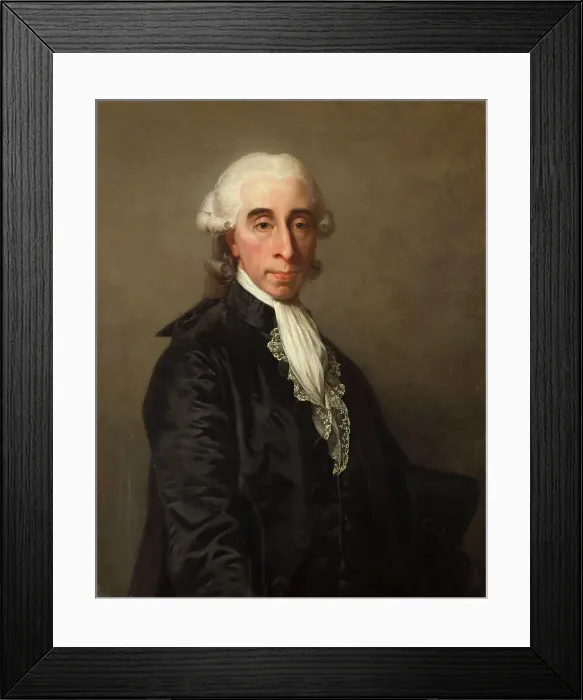 Framed Print : Portrait de Jean-Sylvain Bailly (1736-1793), savant et homme politique ; maire de Paris... 1789. Creator: Jean-Laurent Mosnier Framed Print : Portrait de Jean-Sylvain Bailly (1736-1793), savant et homme politique ; maire de Paris... 1789. Creator: Jean-Laurent Mosnier