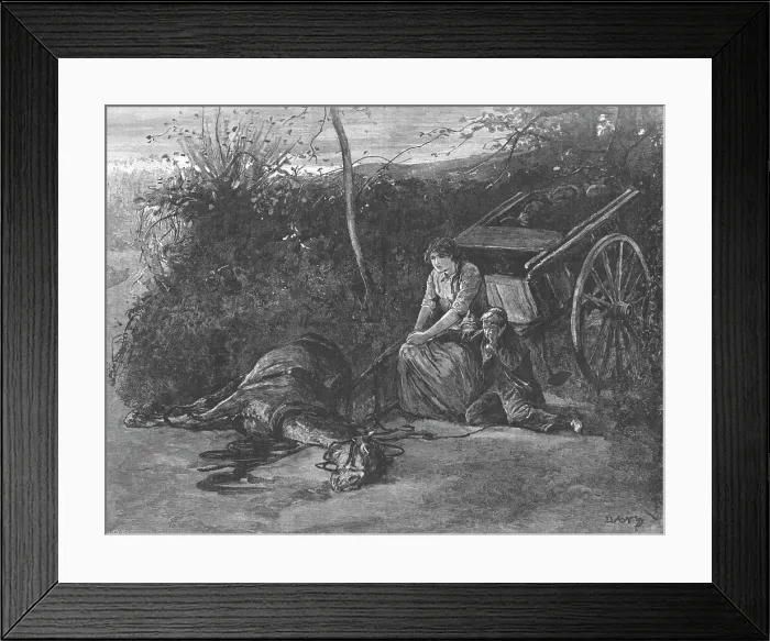 Framed Print : Scene from Tess of the D'Urbervilles, by Thomas Hardy, 1891. Creator: Hubert von Herkomer. Scene from Tess of the D'Urbervilles, by Thomas Hardy, 1891. Creator: Hubert von Herkomer Framed Print : Scene from Tess of the D'Urbervilles, by Thomas Hardy, 1891. Creator: Hubert von Herkomer. Scene from Tess of the D'Urbervilles, by Thomas Hardy, 1891. Creator: Hubert von Herkomer