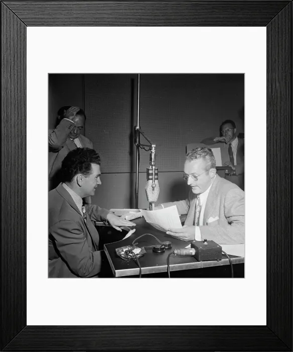 Framed Print : Portrait of Tommy Dorsey, WMCA, New York, N.Y. ca. Oct. 1947. Creator: William Paul Gottlieb Framed Print : Portrait of Tommy Dorsey, WMCA, New York, N.Y. ca. Oct. 1947. Creator: William Paul Gottlieb