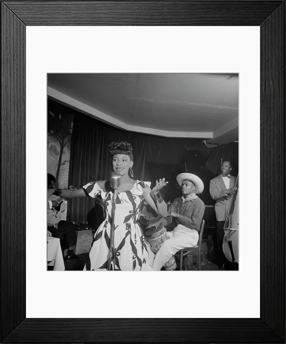 Framed Print : Portrait of Josephine Premice, Village Vanguard, New York, N.Y. ca. July 1947. Creator: William Paul Gottlieb Framed Print : Portrait of Josephine Premice, Village Vanguard, New York, N.Y. ca. July 1947. Creator: William Paul Gottlieb