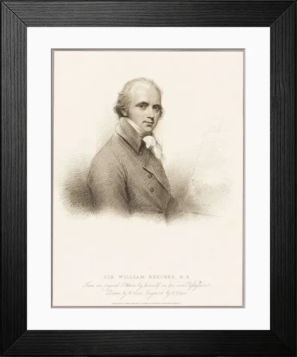 Framed Print : Sir William Beechey, R.A. June 11, 1814. Creator: R. Cooper Framed Print : Sir William Beechey, R.A. June 11, 1814. Creator: R. Cooper
