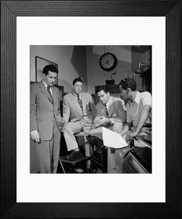 Framed Print : Portrait of Billy Eckstine and Nelson Riddle, New York, N.Y. 1946. Creator: William Paul Gottlieb Framed Print : Portrait of Billy Eckstine and Nelson Riddle, New York, N.Y. 1946. Creator: William Paul Gottlieb