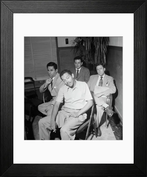 Framed Print : Portrait of Billy Eckstine and Nelson Riddle, New York, N.Y. 1946. Creator: William Paul Gottlieb