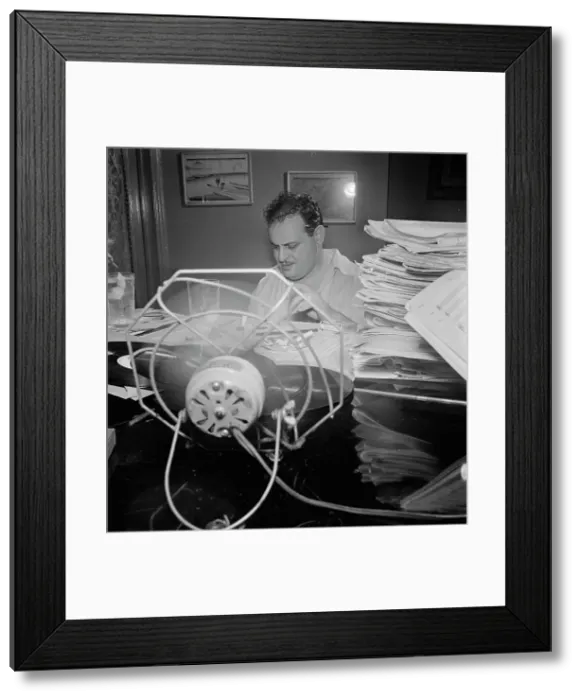 Framed Print : Portrait of Johnny Richards, New York, N.Y. ca. Sept. 1947. Creator: William Paul Gottlieb Framed Print : Portrait of Johnny Richards, New York, N.Y. ca. Sept. 1947. Creator: William Paul Gottlieb