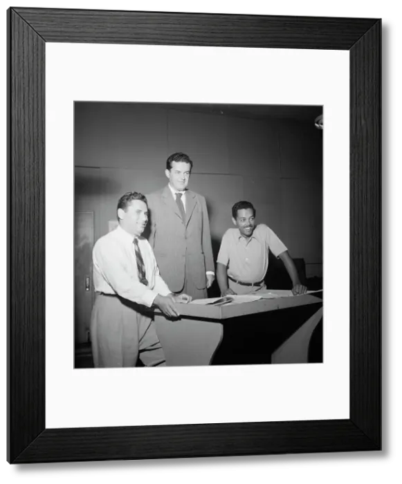 Framed Print : Portrait of Billy Eckstine and Nelson Riddle, New York, N.Y. 1946. Creator: William Paul Gottlieb Framed Print : Portrait of Billy Eckstine and Nelson Riddle, New York, N.Y. 1946. Creator: William Paul Gottlieb