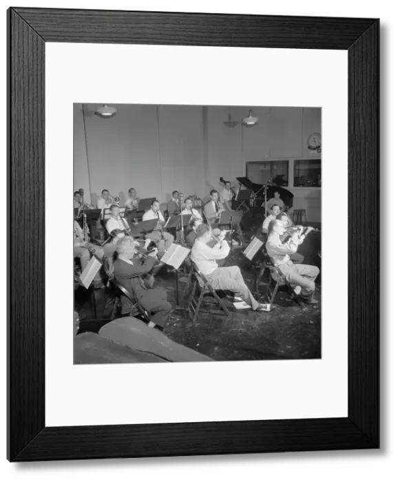 Framed Print : Billy Eckstine's orchestra, New York, N.Y. 1946. Creator: William Paul Gottlieb Framed Print : Billy Eckstine's orchestra, New York, N.Y. 1946. Creator: William Paul Gottlieb