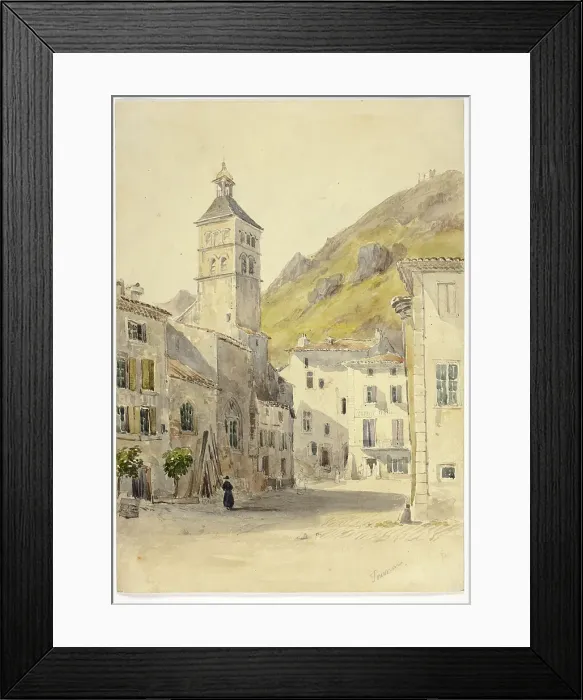 Framed Print : Tournon, 1735-1868. Creator: Unknown Framed Print : Tournon, 1735-1868. Creator: Unknown