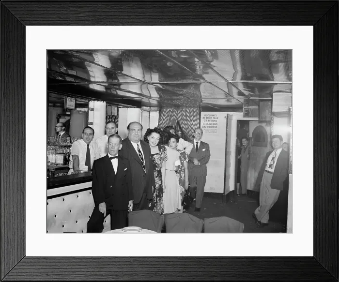 Framed Print : Downbeat, New York, N.Y. ca. 1948. Creator: William Paul Gottlieb Framed Print : Downbeat, New York, N.Y. ca. 1948. Creator: William Paul Gottlieb