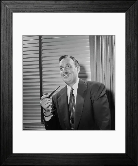 Framed Print : Portrait of Brick Fleagle, New York, N.Y. 1946. Creator: William Paul Gottlieb Framed Print : Portrait of Brick Fleagle, New York, N.Y. 1946. Creator: William Paul Gottlieb