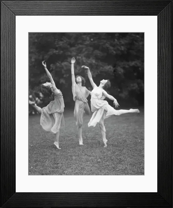 Framed Print : Desha, Grace, and either Phyllis or Leah, 1921 Apr. 27. Creator: Arnold Genthe Framed Print : Desha, Grace, and either Phyllis or Leah, 1921 Apr. 27. Creator: Arnold Genthe
