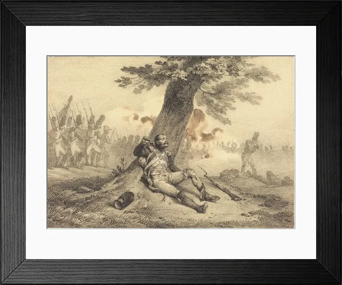 Framed Print : Gredin de Sort!... 1823. Creator: Emile Jean-Horace Vernet Framed Print : Gredin de Sort!... 1823. Creator: Emile Jean-Horace Vernet