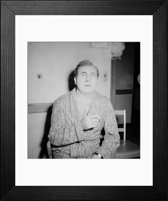 Framed Print : Portrait of Dick Stabile, New York, N.Y.(?), ca. Aug. 1946. Creator: William Paul Gottlieb Framed Print : Portrait of Dick Stabile, New York, N.Y.(?), ca. Aug. 1946. Creator: William Paul Gottlieb