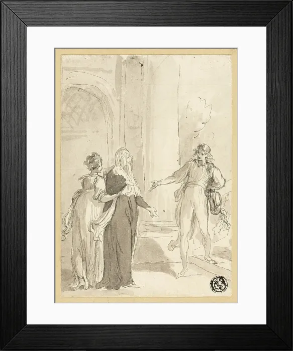 Framed Print : Study, n.d. Creator: William Hamilton Framed Print : Study, n.d. Creator: William Hamilton