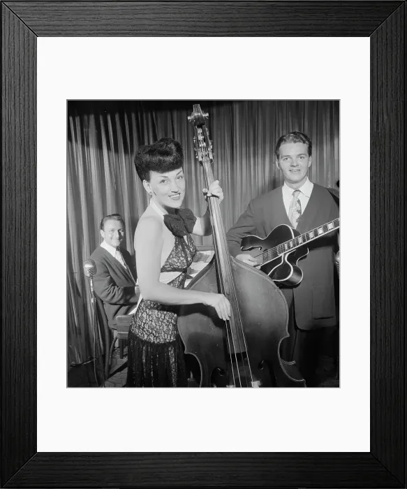 Framed Print : Portrait of Teddy Kaye, Vivien Garry, and Arv(in) Charles Garrison, New York, N.Y. 1946. Creator: William Paul Gottlieb Framed Print : Portrait of Teddy Kaye, Vivien Garry, and Arv(in) Charles Garrison, New York, N.Y. 1946. Creator: William Paul Gottlieb