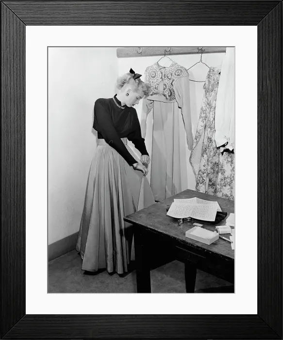 Framed Print : Portrait of June Christy, 1947 or 1948. Creator: William Paul Gottlieb