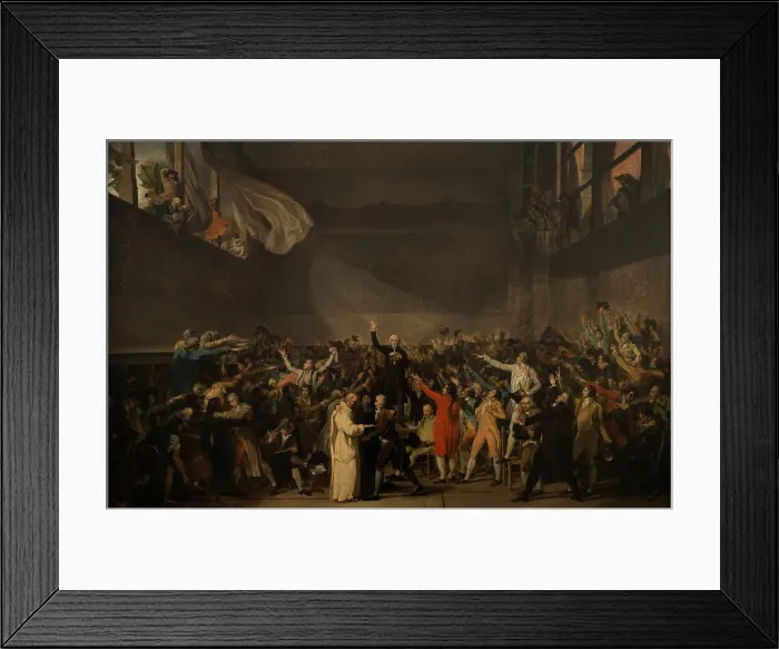 Framed Print : Serment du Jeu de paume, le 20 juin 1789, after 1791. Creator: Jacques-Louis David Framed Print : Serment du Jeu de paume, le 20 juin 1789, after 1791. Creator: Jacques-Louis David