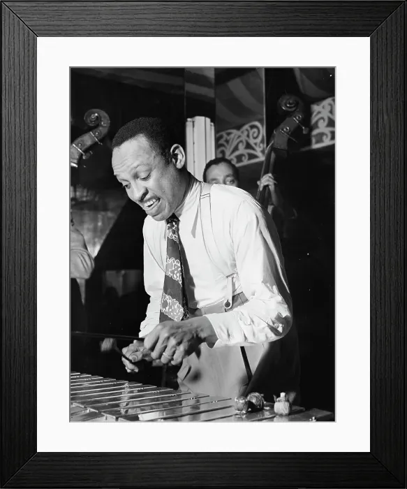 Framed Print : Portrait of Lionel Hampton, Aquarium, New York, N.Y. ca. June 1946. Creator: William Paul Gottlieb Framed Print : Portrait of Lionel Hampton, Aquarium, New York, N.Y. ca. June 1946. Creator: William Paul Gottlieb