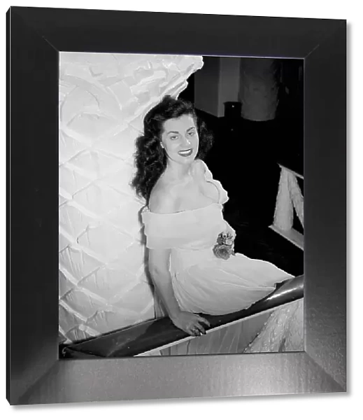 Portrait of Betty George, Copacabana(?), New York, N.Y. ca. Sept. 1947. Creator: William Paul Gottlieb