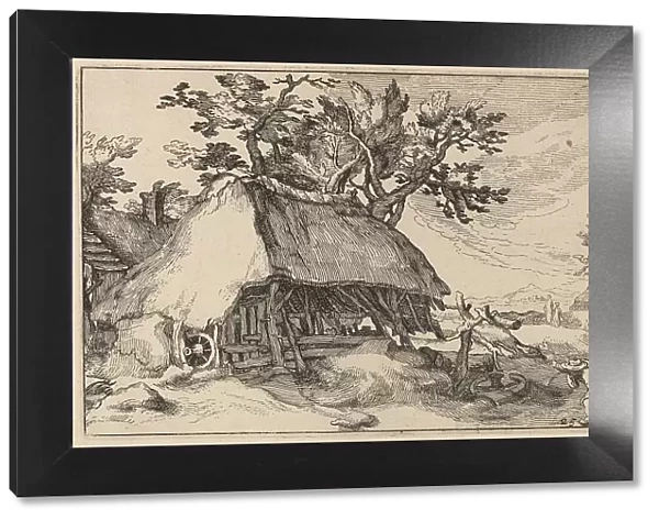 A Barn, 1620. Creator: Claes Jansz Visscher