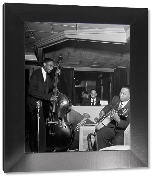 Portrait of Billy Taylor, Zutty Singleton, and Leonard Ware, New York, N.Y.(?), 1938. Creator: William Paul Gottlieb