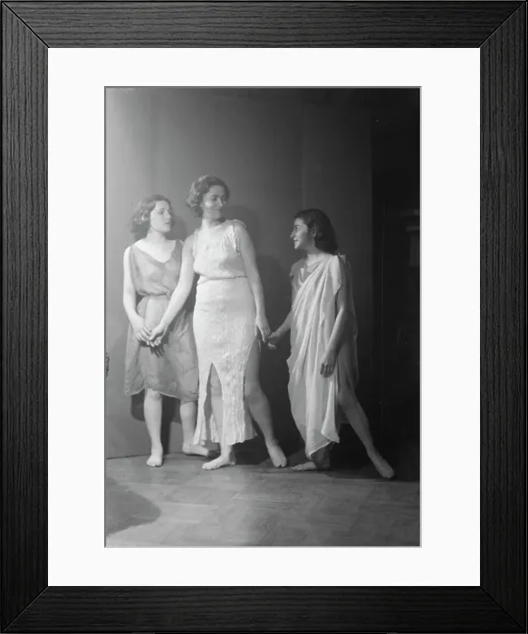 Framed Print : Irma Duncan dancers, 1933 Apr. 24. Creator: Arnold Genthe Framed Print : Irma Duncan dancers, 1933 Apr. 24. Creator: Arnold Genthe