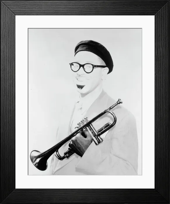 Framed Print : Portrait of Dizzy Gillespie, New York, N.Y. ca. May 1947. Creator: William Paul Gottlieb Framed Print : Portrait of Dizzy Gillespie, New York, N.Y. ca. May 1947. Creator: William Paul Gottlieb