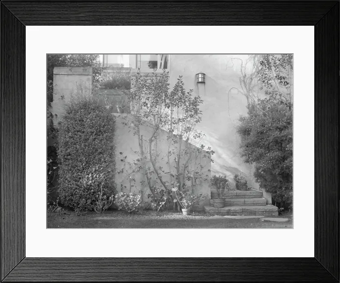 Framed Print : Alanson, Bertram, Mr. residence, between 1927 and 1942. Creator: Arnold Genthe Framed Print : Alanson, Bertram, Mr. residence, between 1927 and 1942. Creator: Arnold Genthe