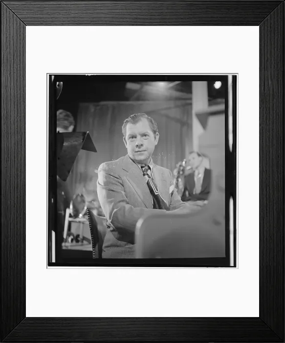 Framed Print : Portrait of Claude Thornhill and Emil Terry(?), Columbia Pictures...Beautiful Doll, N.Y. 1947. Creator: William Paul Gottlieb Framed Print : Portrait of Claude Thornhill and Emil Terry(?), Columbia Pictures...Beautiful Doll, N.Y. 1947. Creator: William Paul Gottlieb