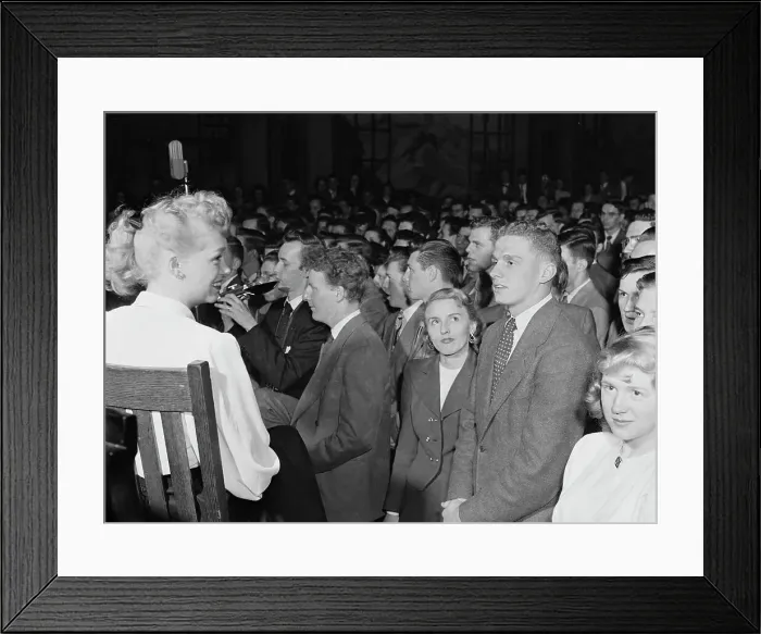 Framed Print : Portrait of June Christy, 1947 or 1948. Creator: William Paul Gottlieb Framed Print : Portrait of June Christy, 1947 or 1948. Creator: William Paul Gottlieb