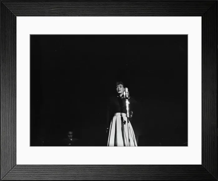 Framed Print : Portrait of June Christy, 1947 or 1948. Creator: William Paul Gottlieb Framed Print : Portrait of June Christy, 1947 or 1948. Creator: William Paul Gottlieb