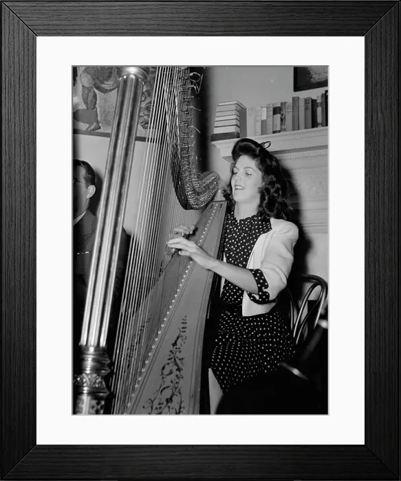Framed Print : Portrait of Adele Girard, Turkish Embassy, Washington, D.C. 1930. Creator: William Paul Gottlieb Framed Print : Portrait of Adele Girard, Turkish Embassy, Washington, D.C. 1930. Creator: William Paul Gottlieb