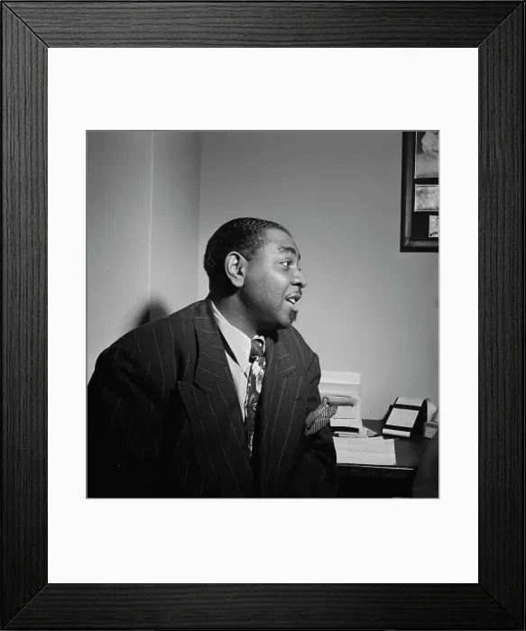 Framed Print : Portrait of Tyree Glenn, New York, N.Y.(?), ca. July 1947. Creator: William Paul Gottlieb Framed Print : Portrait of Tyree Glenn, New York, N.Y.(?), ca. July 1947. Creator: William Paul Gottlieb