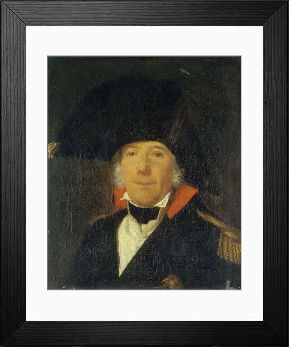 Framed Print : Portrait considered to be Buirette de Verrière, in uniform of a commander of the... c1789-1793. Creator: Unknown Framed Print : Portrait considered to be Buirette de Verrière, in uniform of a commander of the... c1789-1793. Creator: Unknown