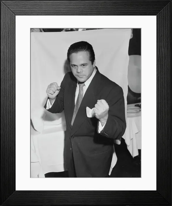 Framed Print : Portrait of Miquelito Valdez, New York, N.Y. 1946. Creator: William Paul Gottlieb